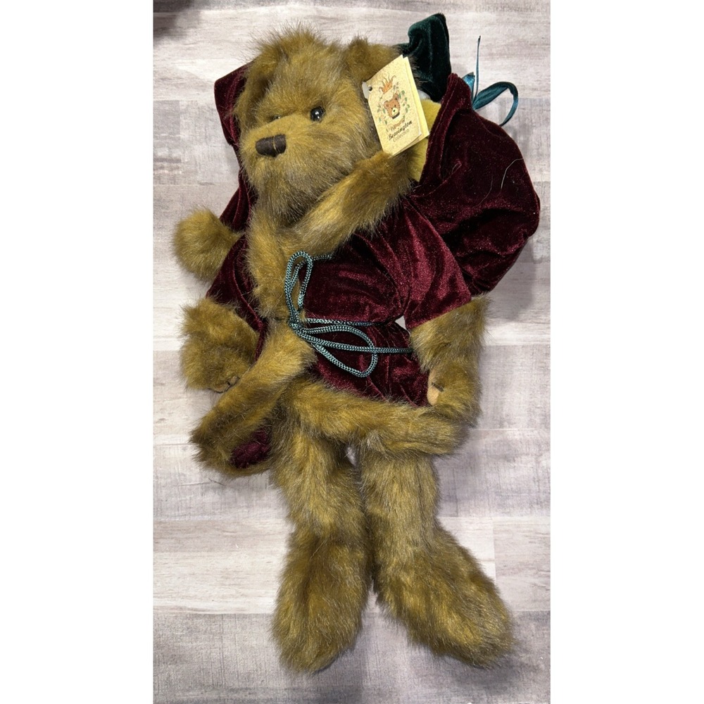 BEARINGTON COLLECTION COLLECTIBLE JOINTED STUFFED BEAR NICHOLAS 1070